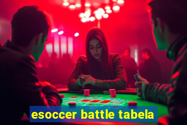 esoccer battle tabela